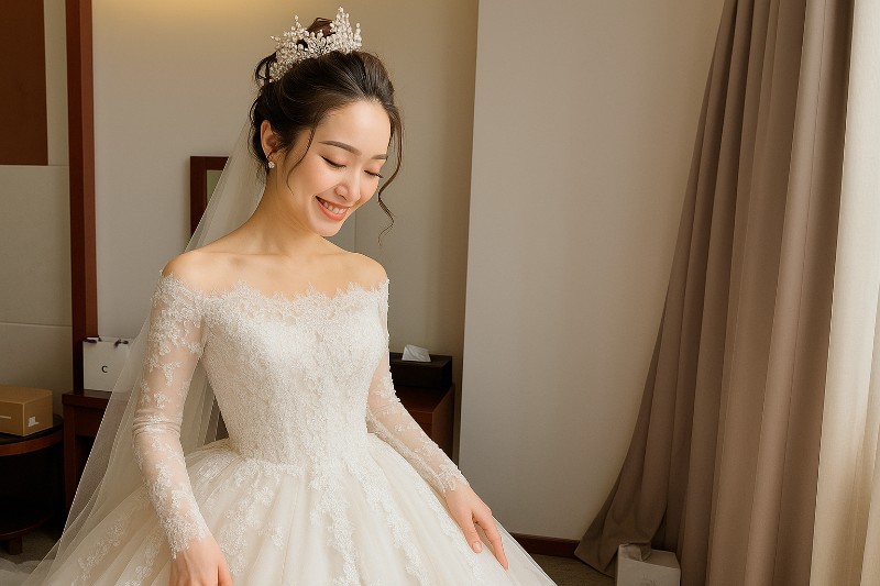 Tata Rias Pengantin Gaun Panjang