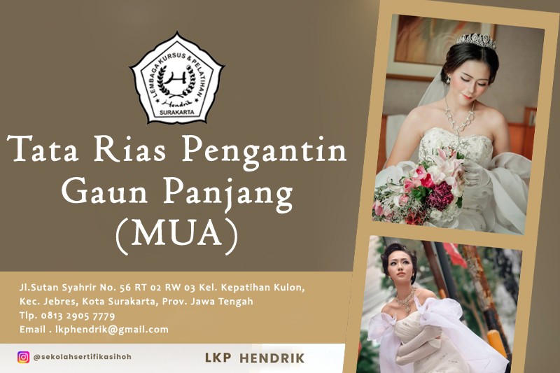 Tata Rias Pengantin Gaun Panjang
