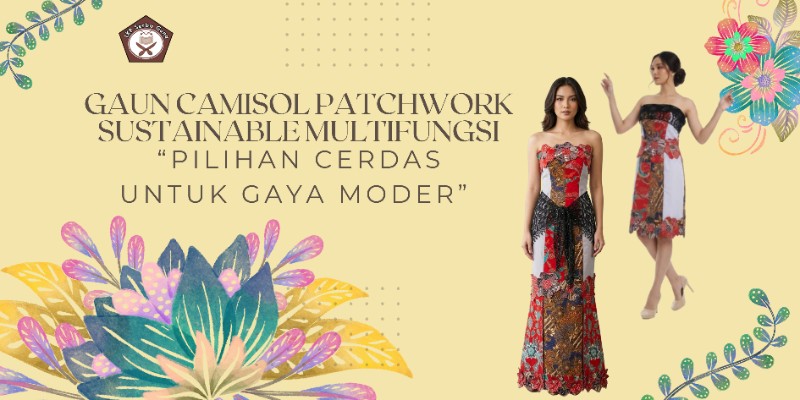 Gaun Camisol Patchwork Sustainable Multifungsi 