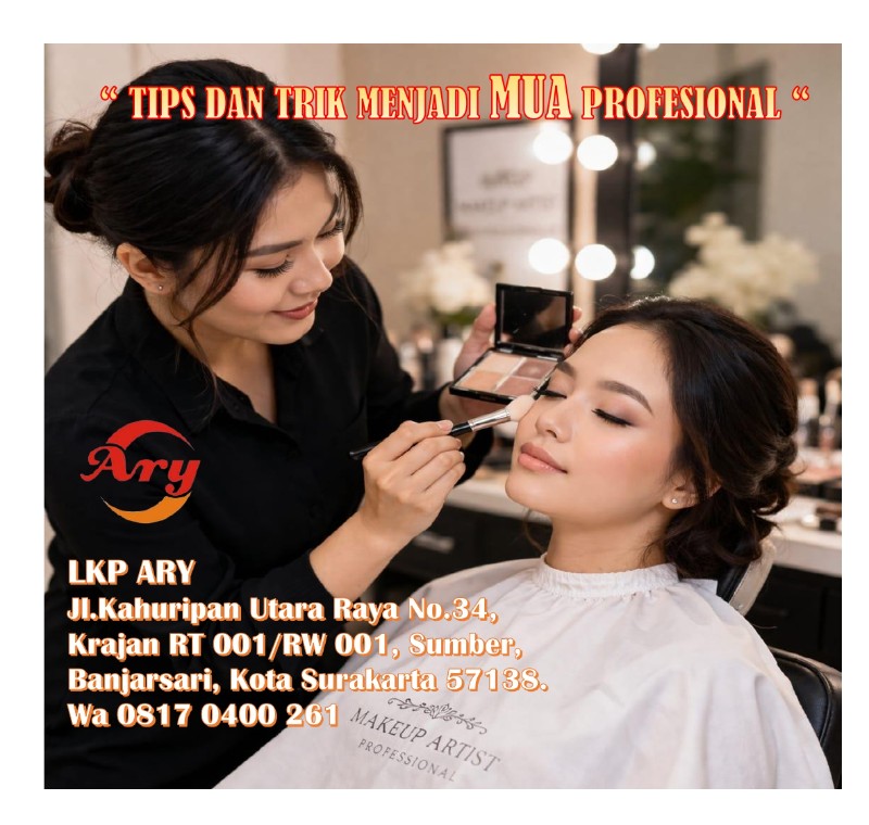 Tips dan Trik Menjadi MUA (Makeup Artist) Profesional